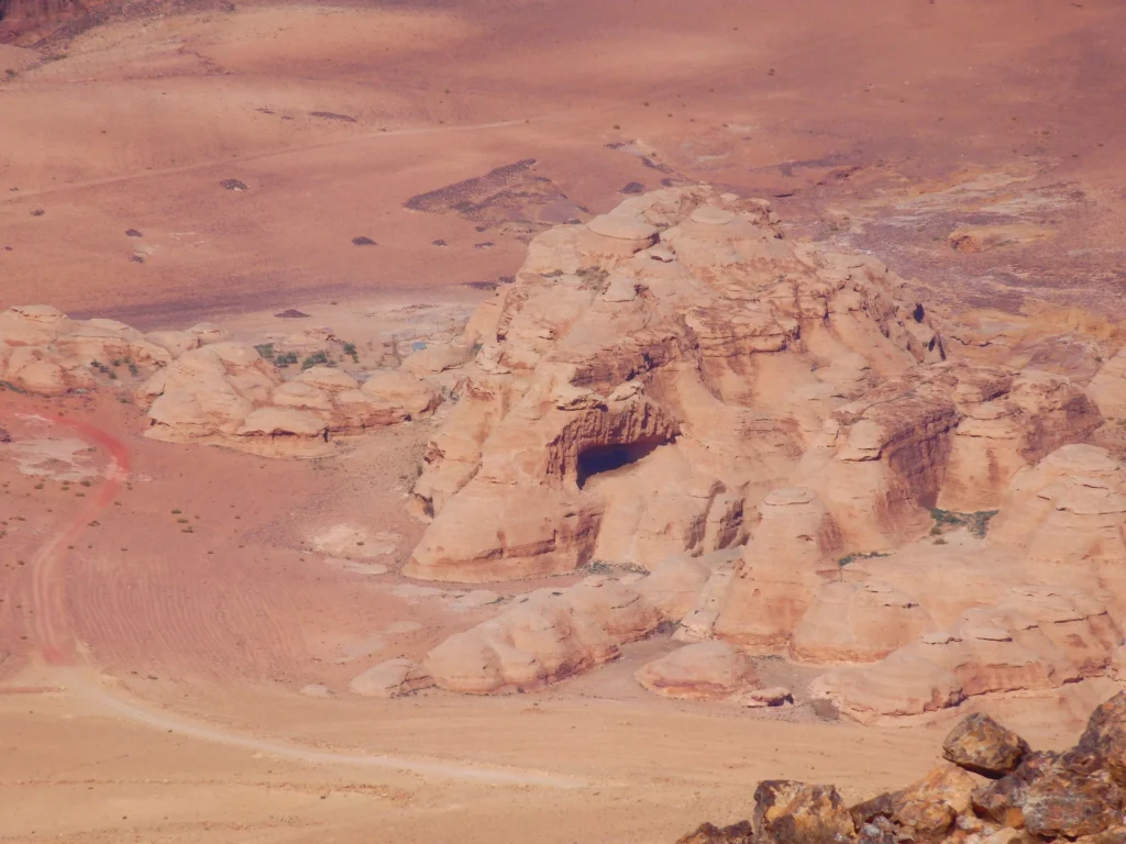 red sand city in Jordan